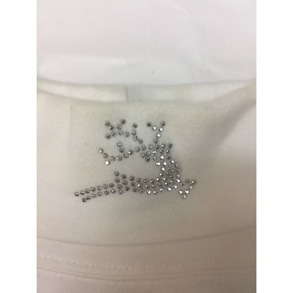 Studio Works Womens Long Sleeve Top Size Large White Turtleneck Pullover - Picture 4 of 10